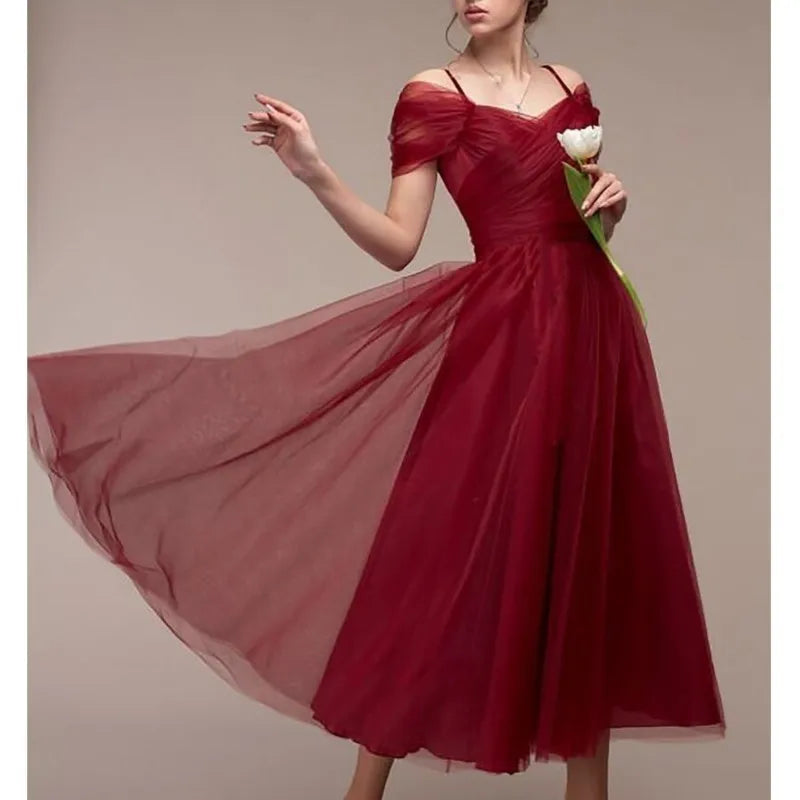 Women's Elegant Off-Shoulder Dress