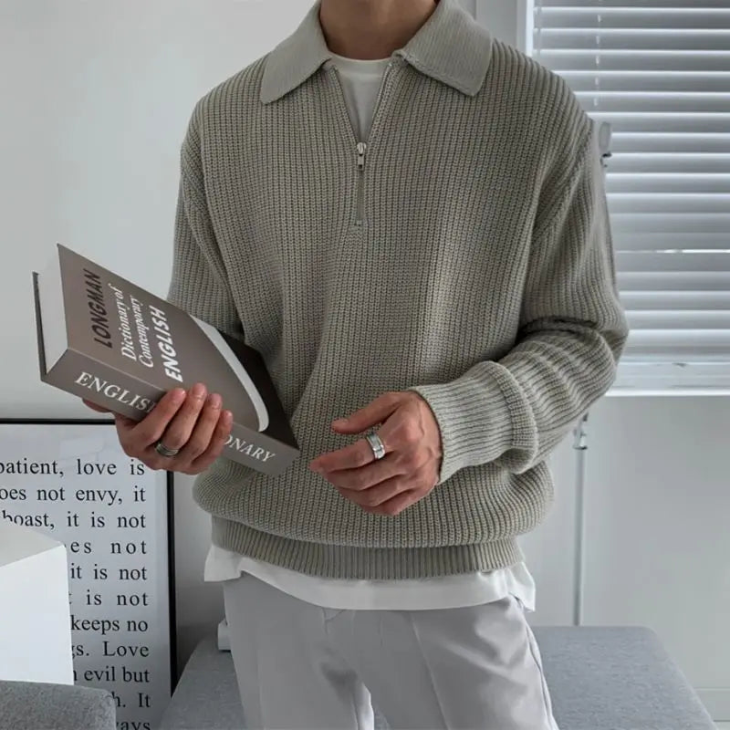 Men's Fashion Casual Knit Sweater