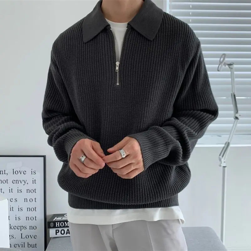 Men's Fashion Casual Knit Sweater