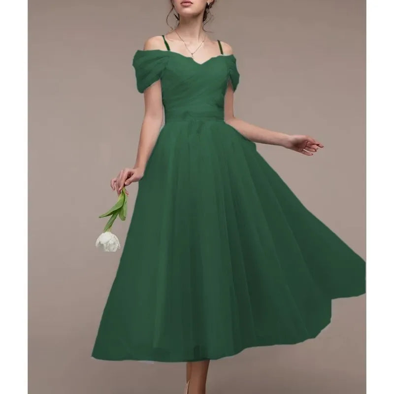 Women's Elegant Off-Shoulder Dress