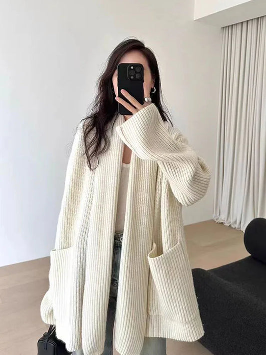 Elegant Vintage Long Sleeve Sweater