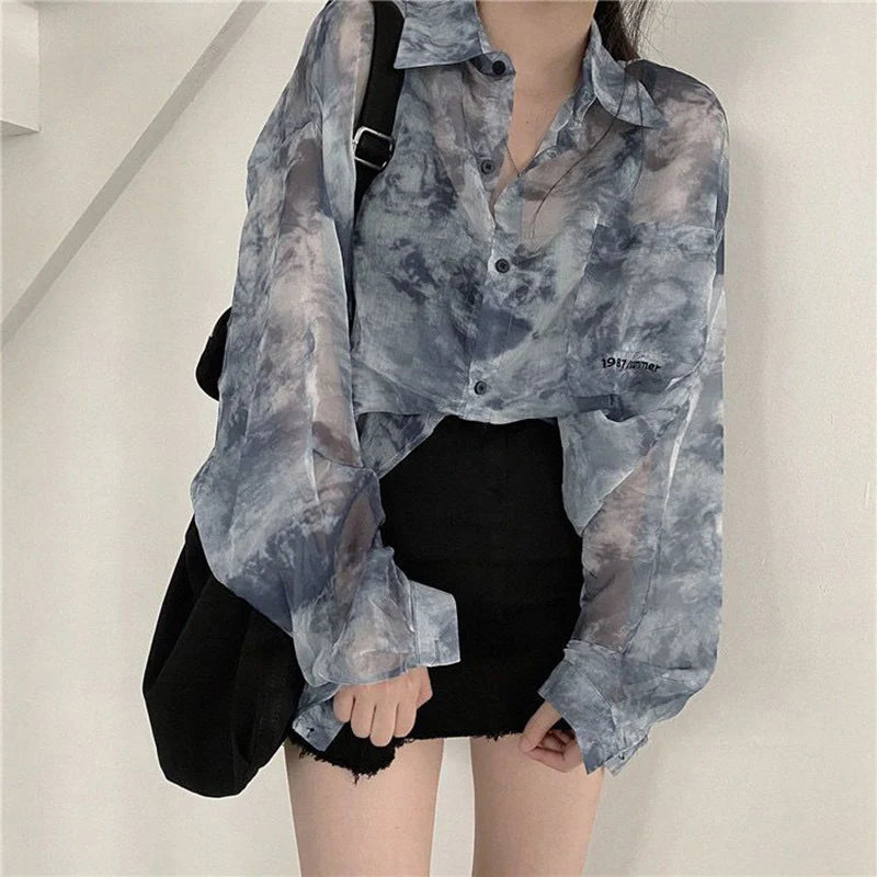 Women's Vintage  Chiffon Blouse