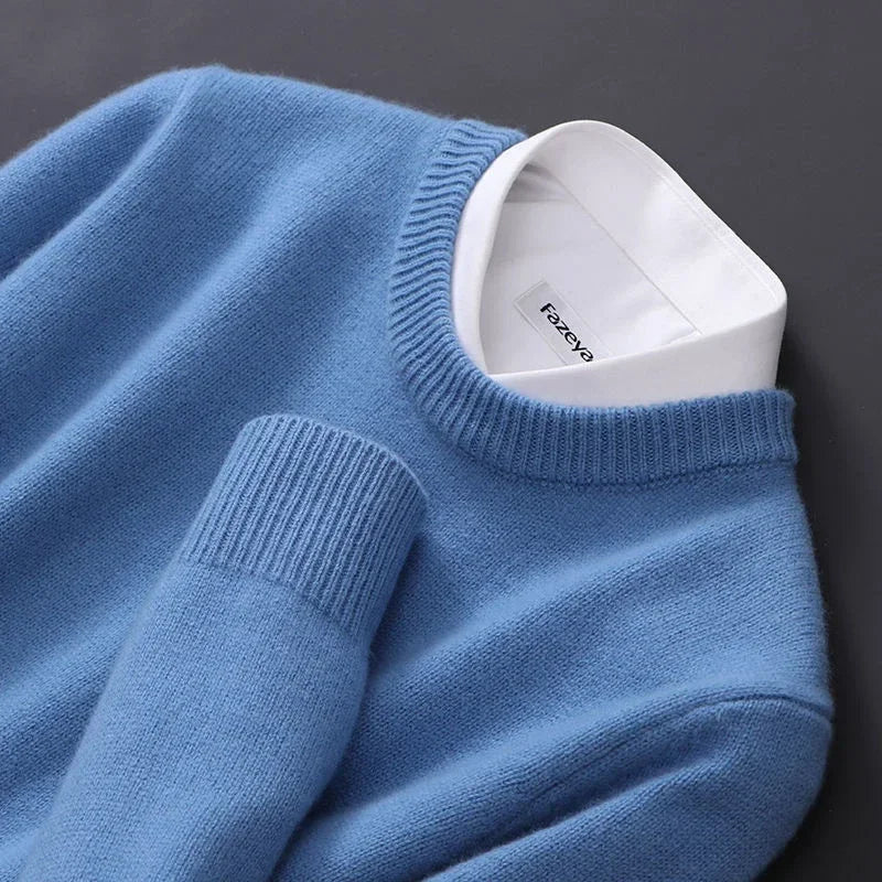 Men's Cashmere  Sweater – Autumn Winter Knit